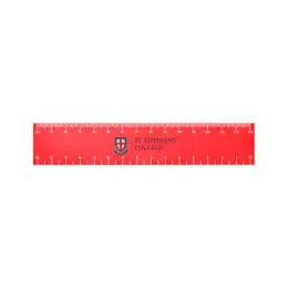 15cm Budget Ruler - Red